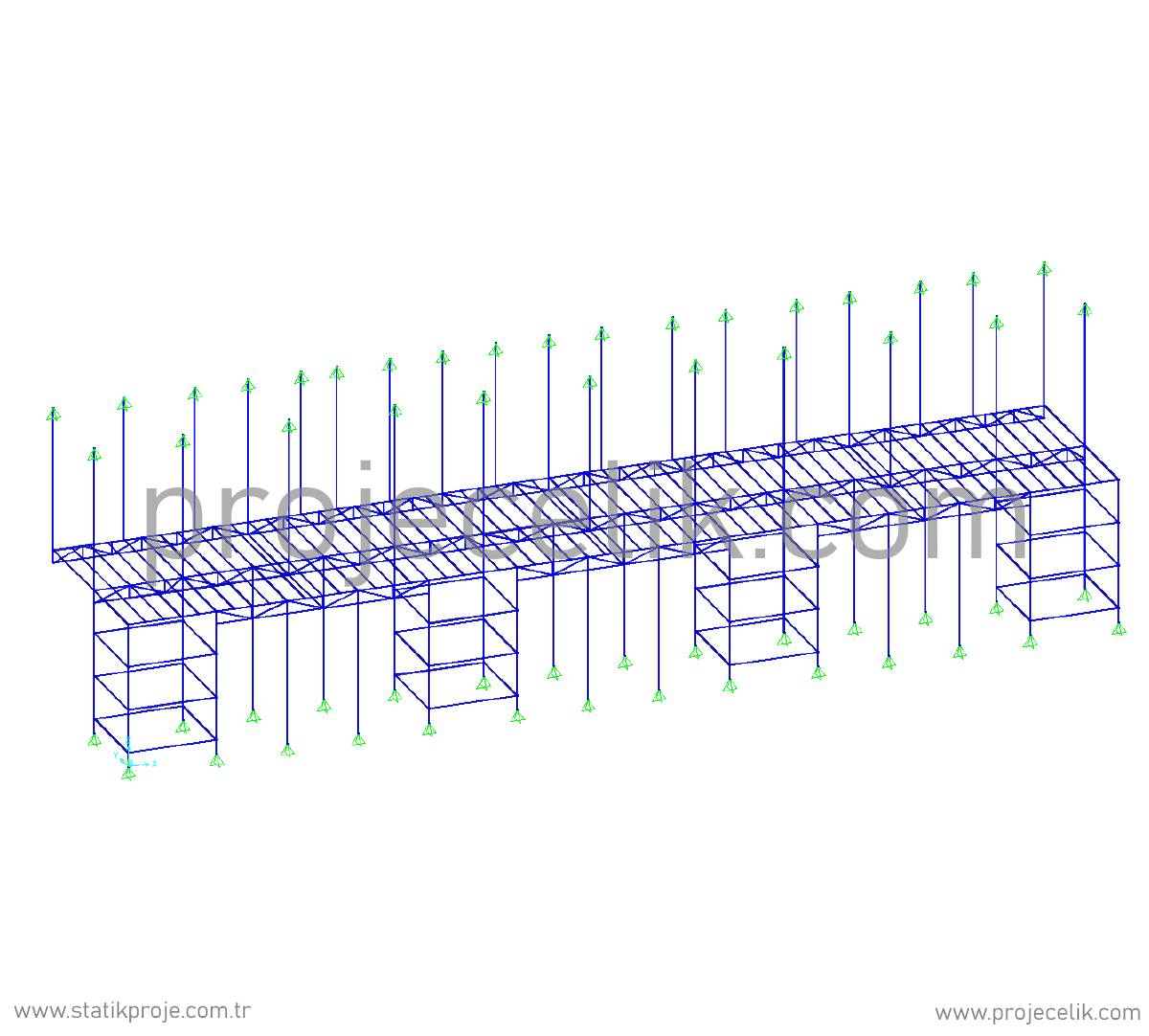 Dış Cephe İskelesi statik projesi