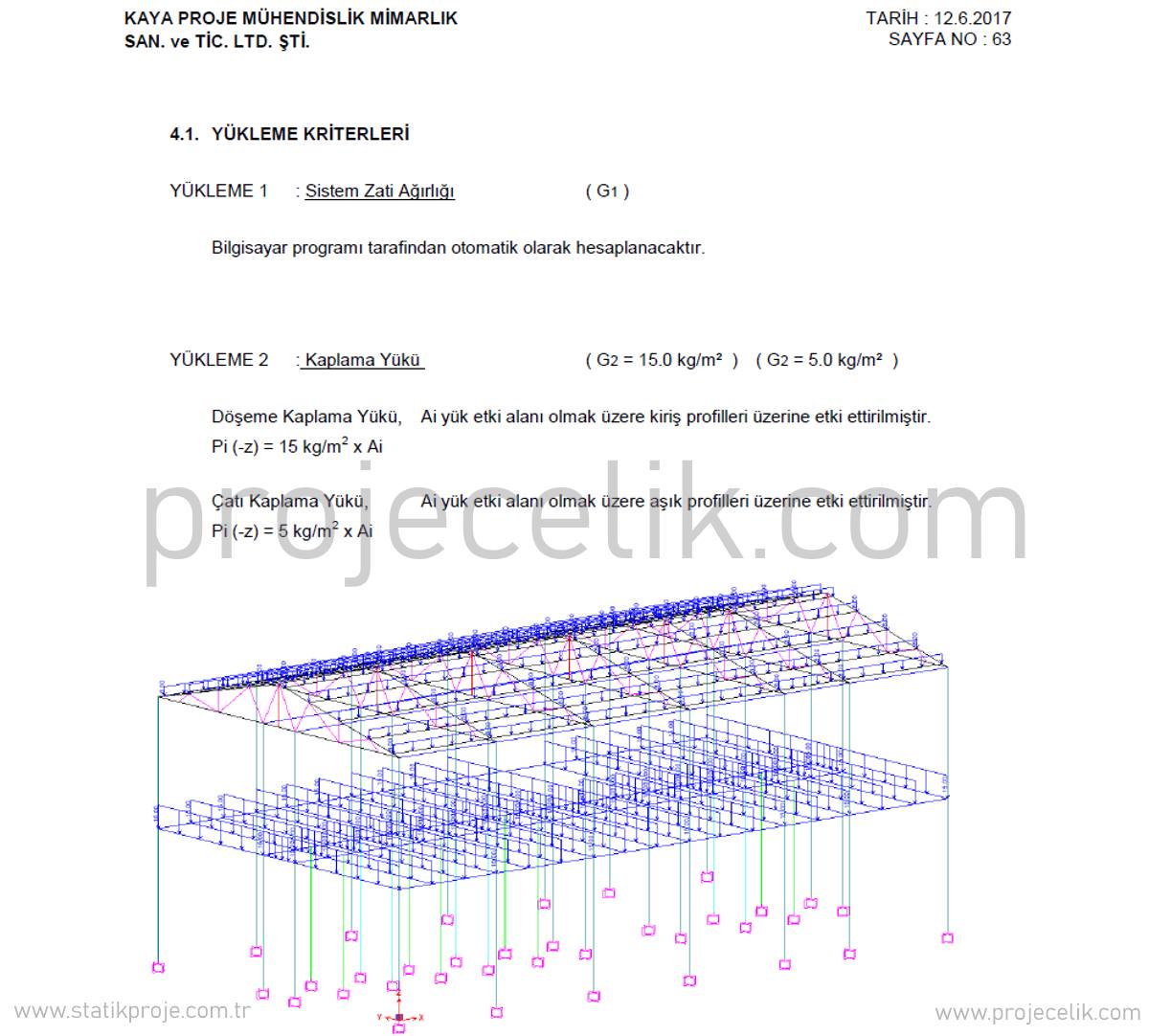 Prefabrik Yapı statik hesap
