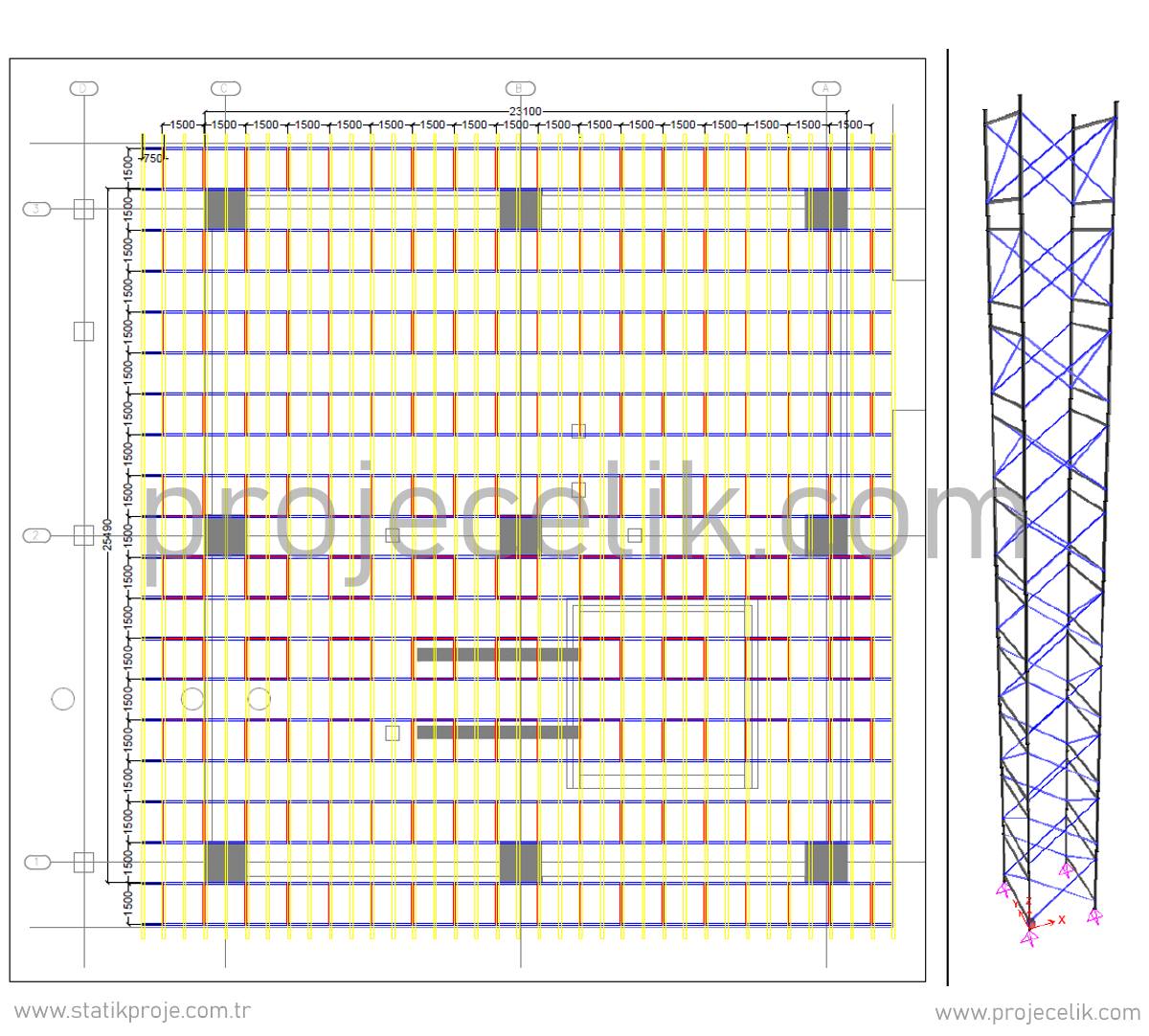 Kalıp İskelesi Statik