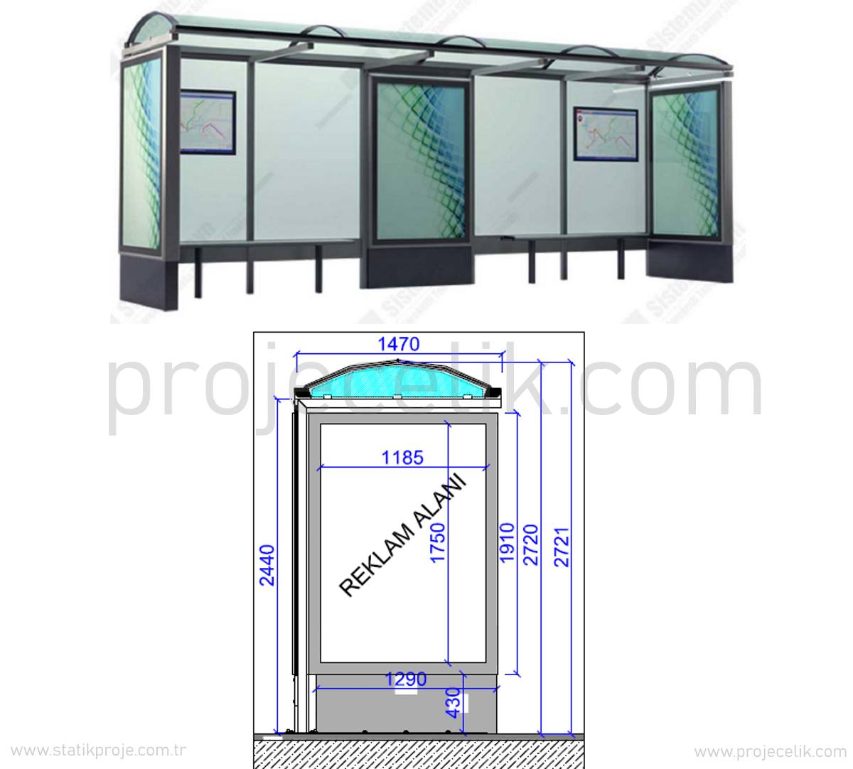 Otobüs Durağı Statik