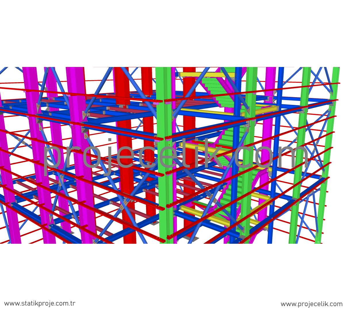 Üretim Tesisi statik projesi